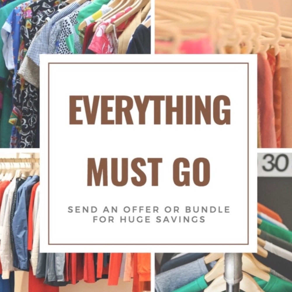 Everything MUST GO!